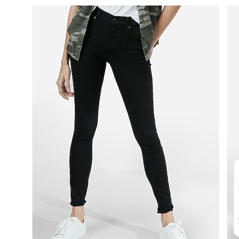 Mid rise skinny jean